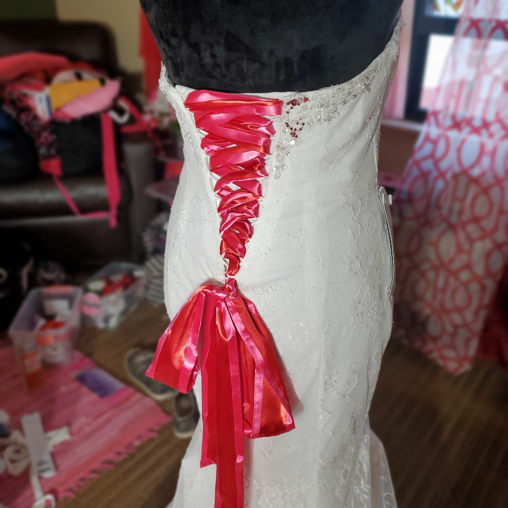 Ombre Mermaid Wedding Dress